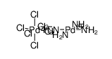 tetraamminepalladium(II)hexachloropalladate(IV)结构式
