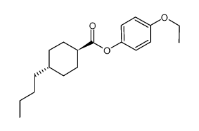 4-Ethoxyphenyl trans-4-Butylcyclohexanecarboxylate Structure