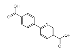 6-(4-羧基苯基)烟酸结构式