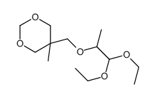 5-(1,1-diethoxypropan-2-yloxymethyl)-5-methyl-1,3-dioxane结构式