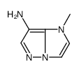 1H-Imidazo[1,2-b]pyrazol-7-amine,1-methyl-(9CI) structure