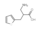 2-AMINOMETHYL-3-THIOPHEN-2-YL-PROPIONIC ACID结构式