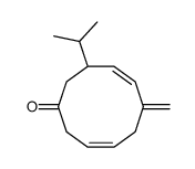 6-methylidene-9-propan-2-ylcyclodeca-3,7-dien-1-one Structure