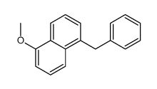 1-benzyl-5-methoxynaphthalene structure