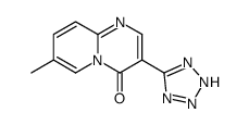 7-methyl-3-(2H-tetrazol-5-yl)pyrido[1,2-a]pyrimidin-4-one结构式