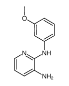 3-Amino-2-(3-methoxyanilino)pyridine Structure