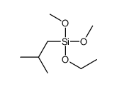 Ethoxydimethoxy(2-methylpropyl)silane Structure