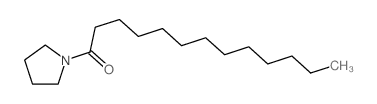 1-pyrrolidin-1-yltridecan-1-one结构式