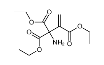 triethyl 1-aminoprop-2-ene-1,1,2-tricarboxylate结构式