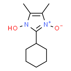 1H-Imidazole, 2-cyclohexyl-1-hydroxy-4,5-dimethyl-, 3-oxide (9CI) Structure
