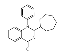 2-Cycloheptyl-1-phenylquinazolin-4(1H)-one结构式