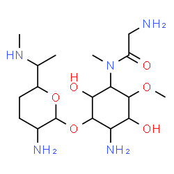 6'-N-methylfortimicin A结构式