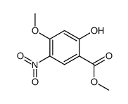 methyl 2-hydroxy-4-methoxy-5-nitrobenzoate结构式