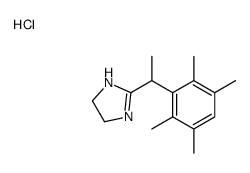 2-[1-(2,3,5,6-tetramethylphenyl)ethyl]-4,5-dihydro-1H-imidazole,hydrochloride结构式