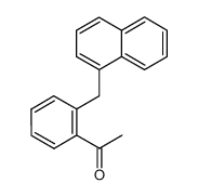 1-(2-[1]naphthylmethyl-phenyl)-ethanone Structure