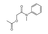 2-(methylphenylamino)-2-oxoethyl acetate structure