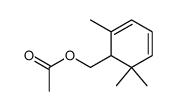2-acetoxymethyl-1,1,3-trimethyl-3,5-cyclohexadiene结构式