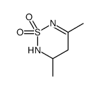 3,5-dimethyl-3,4-dihydro-2H-1,2,6-thiadiazine 1,1-dioxide结构式