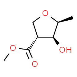 3-Furancarboxylicacid,tetrahydro-4-hydroxy-5-methyl-,methylester, structure