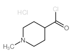 1-methylpiperidine-4-carbonyl chloride结构式