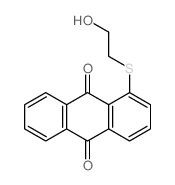 9,10-Anthracenedione,1-[(2-hydroxyethyl)thio]- structure