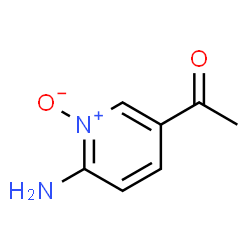 Ethanone, 1-(6-amino-1-oxido-3-pyridinyl)- (9CI) Structure