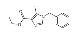 ethyl 1-benzyl-5-methylimidazole-4-carboxylate Structure