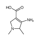 1H-Pyrrole-3-carboxylicacid,4-amino-2,5-dihydro-1,5-dimethyl-(9CI)结构式