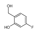 4-Fluoro-2-hydroxybenzenemethanol structure