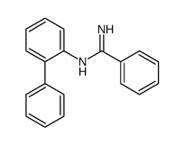 N'-(2-phenylphenyl)benzenecarboximidamide Structure