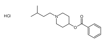 [1-(3-methylbutyl)-4-piperidyl] benzoate hydrochloride picture