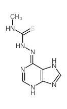 3-methyl-1-(5H-purin-6-ylamino)thiourea结构式