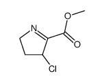3-Clor-1-pyrrolin-2-carbonsaeure-methylester结构式