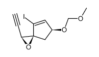 (2S,3S,6S)-2-Ethynyl-4-iodo-6-methoxymethoxy-1-oxa-spiro[2.4]hept-4-ene Structure