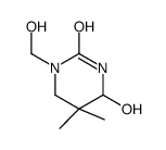 4-hydroxy-1-(hydroxymethyl)-5,5-dimethyl-1,3-diazinan-2-one Structure