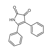 4,5-diphenyl-1H-pyrrole-2,3-dione结构式