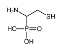 (1-amino-2-sulfanylethyl)phosphonic acid Structure