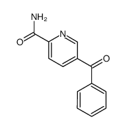 5-Benzoyl-2-pyridincarboxamid Structure