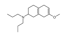 1,2,3,4,5,8-hexahydro-7-methoxy-N,N-dipropyl-2-naphthalenamine Structure