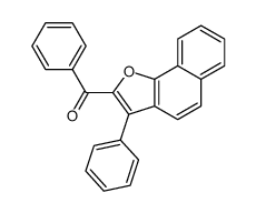 phenyl-(3-phenylbenzo[g][1]benzofuran-2-yl)methanone结构式