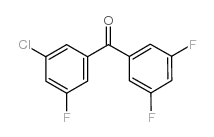 3-CHLORO-3',5,5'-TRIFLUOROBENZOPHENONE结构式