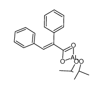 aluminium(III) α-phenylcinnamate bisisopropoxide结构式