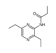 N-(3,6-diethyl-pyrazin-2-yl)-propionamide Structure