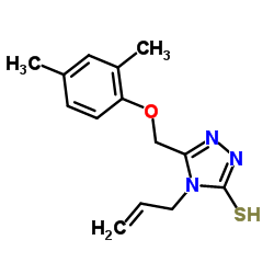 5-[(2,4-dimethylphenoxy)methyl]-4-(prop-2-en-1-yl)-4H-1,2,4-triazole-3-thiol Structure