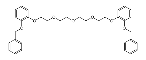 2,2'(Oxybis(2,1-ethandiyloxy-2,1-ethandiyloxy))bisphenol-dibenzylether结构式