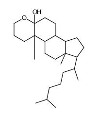 (1R,3aS,3bS,9aR,9bS,11aR)-9a,11a-dimethyl-1-[(2R)-6-methylheptan-2-yl]-2,3,3a,3b,4,5,7,8,9,9b,10,11-dodecahydro-1H-indeno[5,4-f]chromen-5a-ol Structure