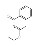 ethyl N-benzoylethanimidate Structure