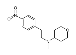 N-methyl-N-[2-(4-nitrophenyl)ethyl]oxan-4-amine Structure