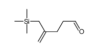 4-(trimethylsilylmethyl)pent-4-enal Structure