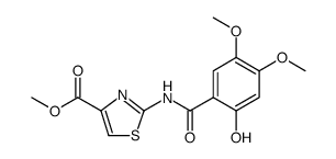 Methyl 2-(2-hydroxy-4,5-diMethoxybenzaMido)thiazole-4-carboxylate Structure